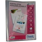 PORTALISTINO PERSONALIZZABILE A4 10 BUSTE LISCE CM. 22 X 30